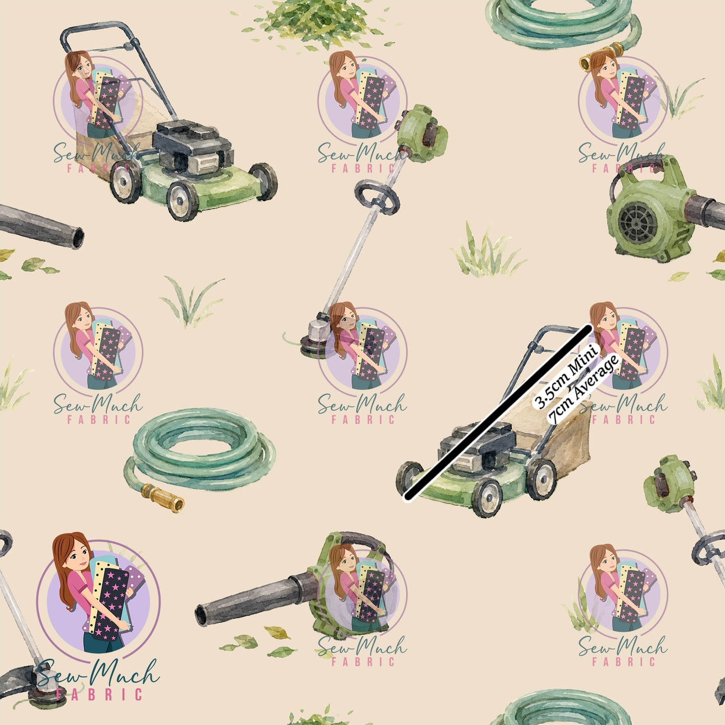 Beige Mowing | Canvas | Retail | Average Scale