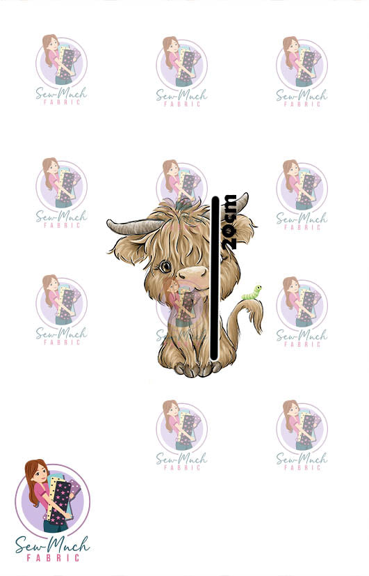 AUGUST Pre-Order (1): Highland Cow Bugs & Insects PANEL