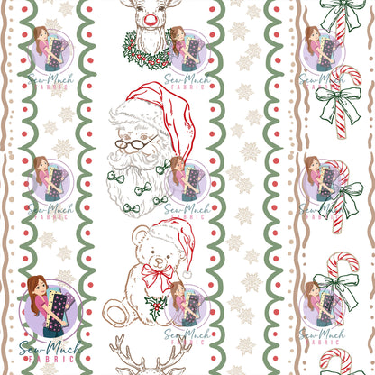 CHRISTMAS Pre-Order: Christmas Red & Green Stripes
