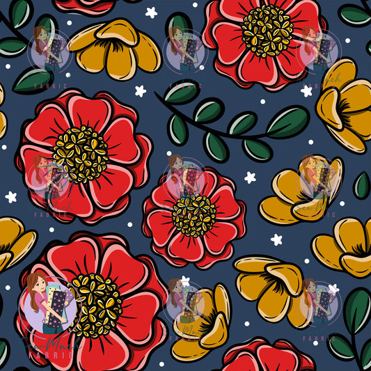 Christmas: Floral GABRIELLA | Woven | Retail | Average Scale