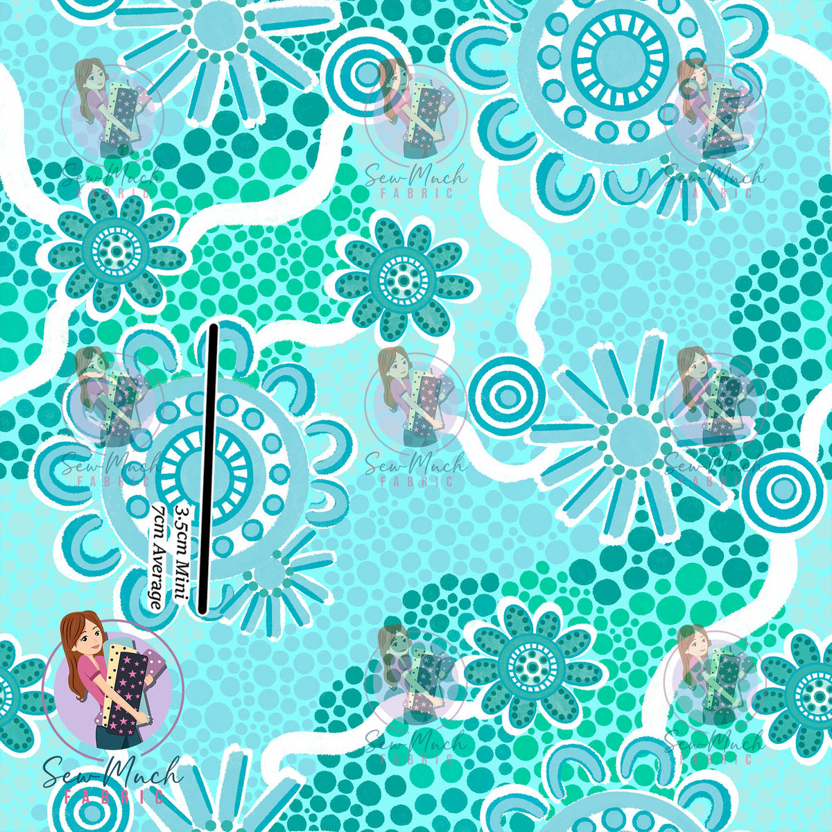 Paths of Connection - Water Dreaming | Woven | Retail | Average Scale