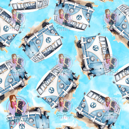 JULY Pre-Order (1): Retro Van Blue