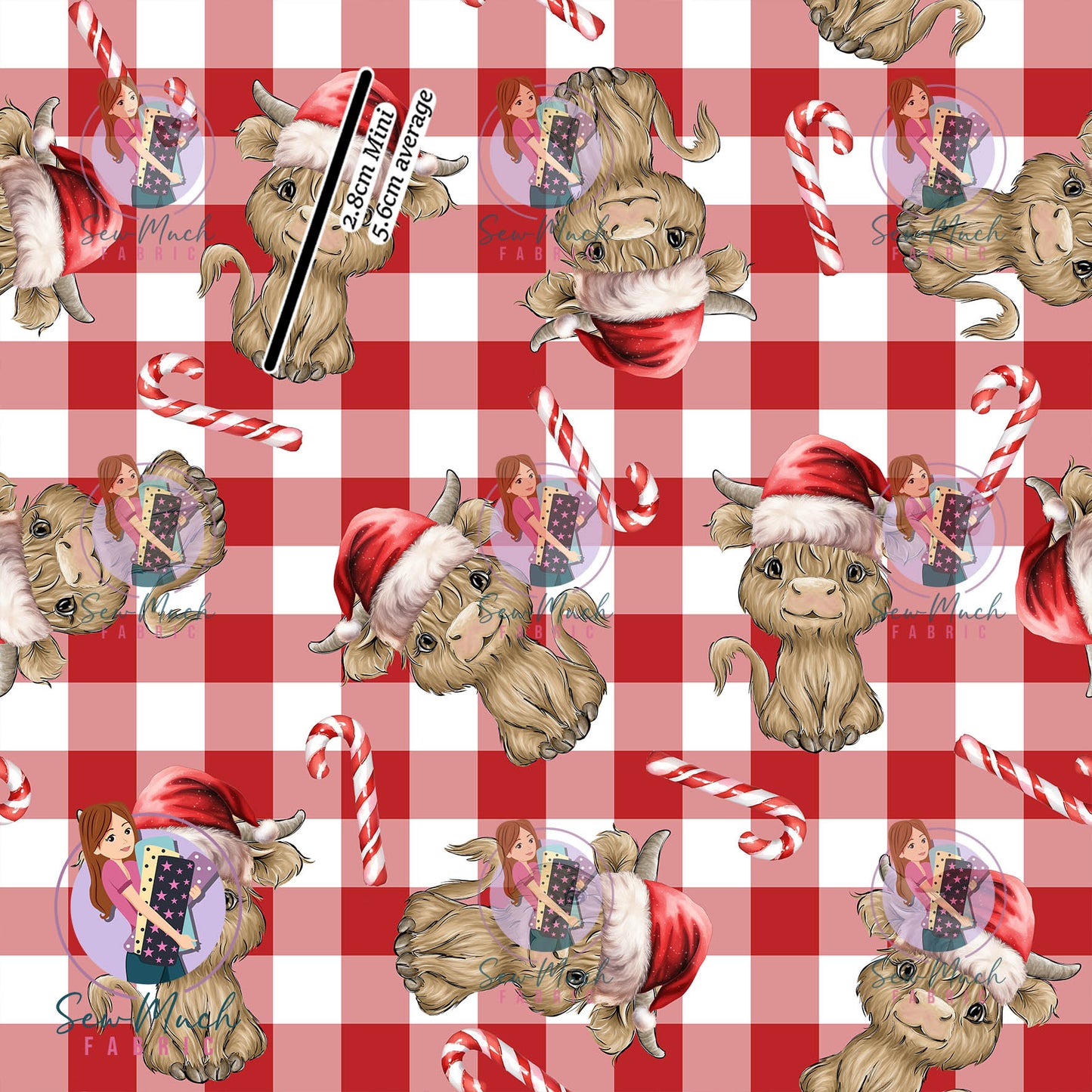Christmas: Highland Candy Gingham | Woven | Retail | Average Scale