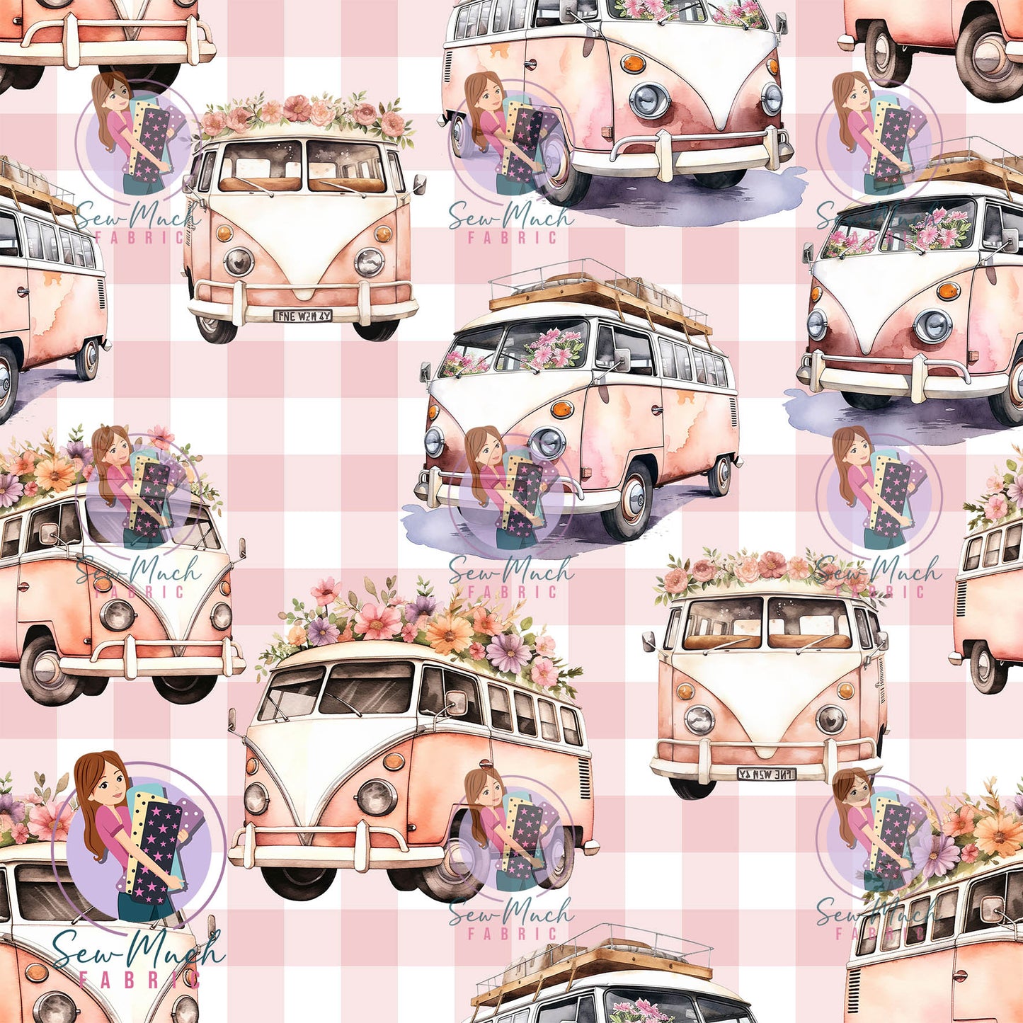 JULY Pre-Order (1): Retro Van Pink
