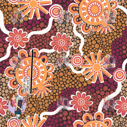 Paths of Connection - Warm Country | Woven | Retail | Average Scale