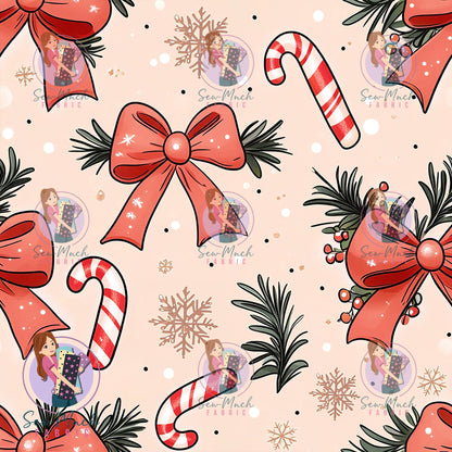 CHRISTMAS Pre-Order: Candy cane Bows