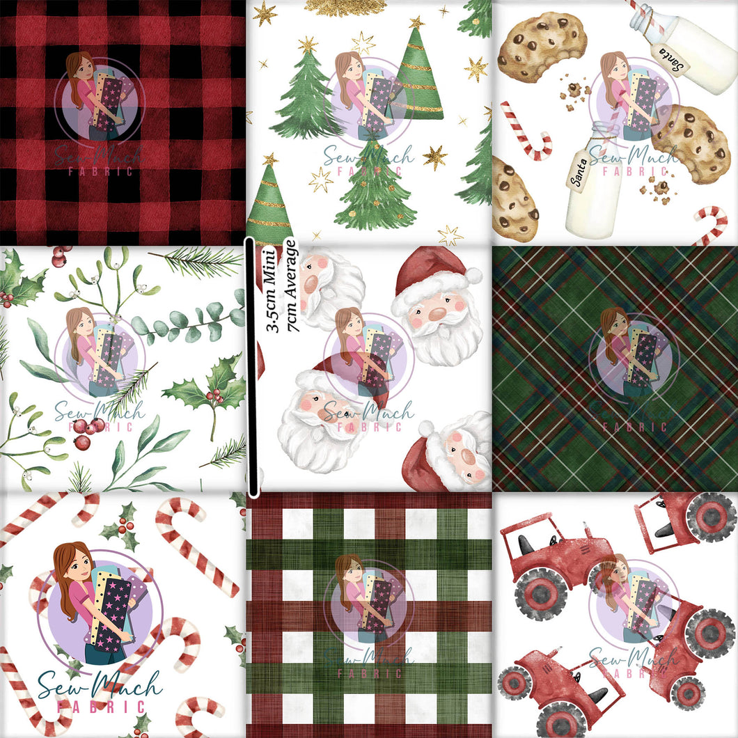 Christmas: Christmas Patchwork | Woven | Retail | MINI Scale