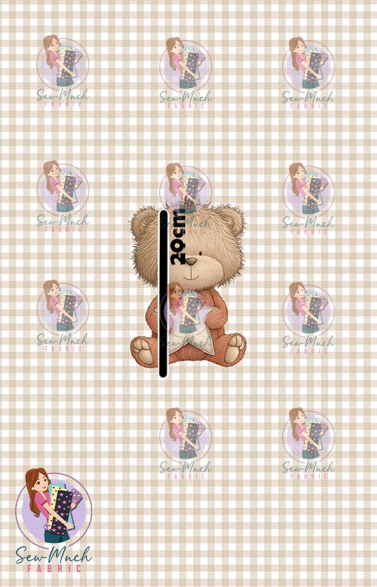 Star Teddy | PANEL | Retail | Cotton Canvas