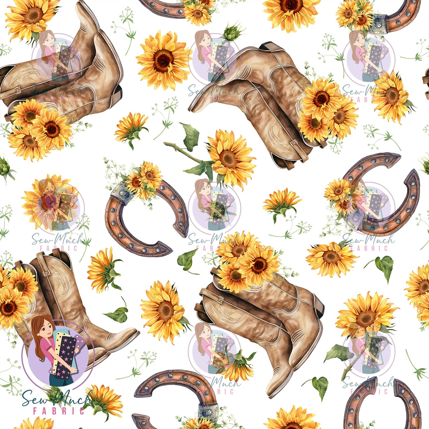 Unlimited Pre-Order: Sunflower Cowgirl Boots