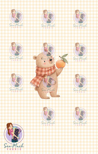 JULY Pre-Order (1): Peach Gingham PANEL