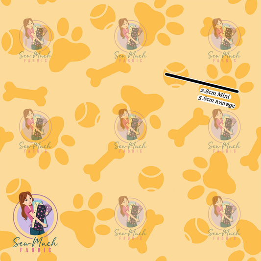 Paw Prints Yellow | Pre-Order |