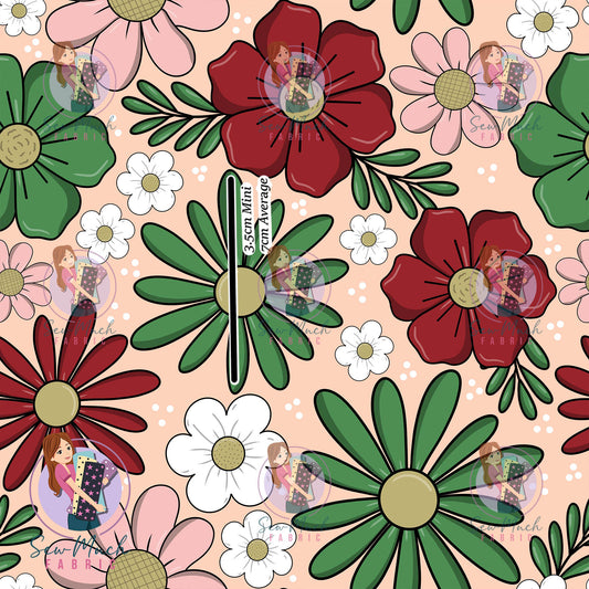 Christmas: Grace Floral | Woven | Retail | Average Scale