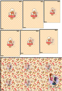 SEPTEMBER Pre-Order (2): Mushroom Duck 'PANEL FOR ROMPERS'