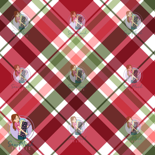 Christmas Plaid | Knit | Retail | Average Scale