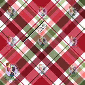 Christmas Plaid | Knit | Retail | Average Scale