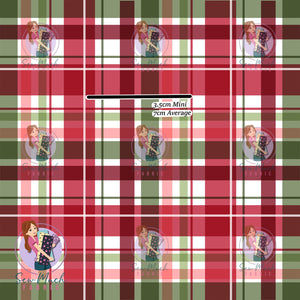 CHRISTMAS Pre-Order: Plaid Red & Green 2