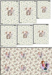 SEPTEMBER Pre-Order (2): Koala Eucalyptus 'PANEL FOR ROMPERS'