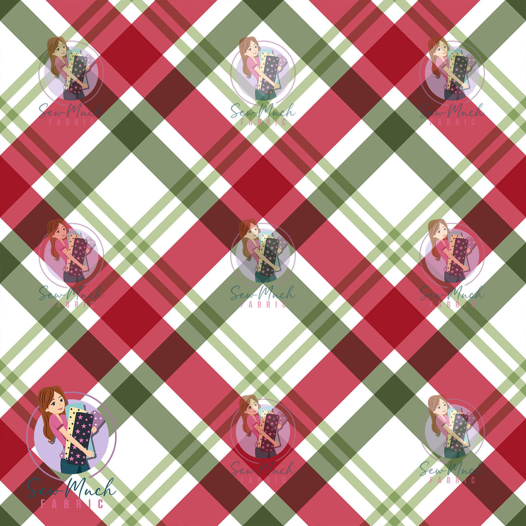 CHRISTMAS Pre-Order: Plaid Red & Green 1