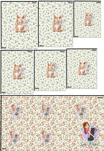 SEPTEMBER Pre-Order (2): Kangaroo Eucalyptus 'PANEL FOR ROMPERS'