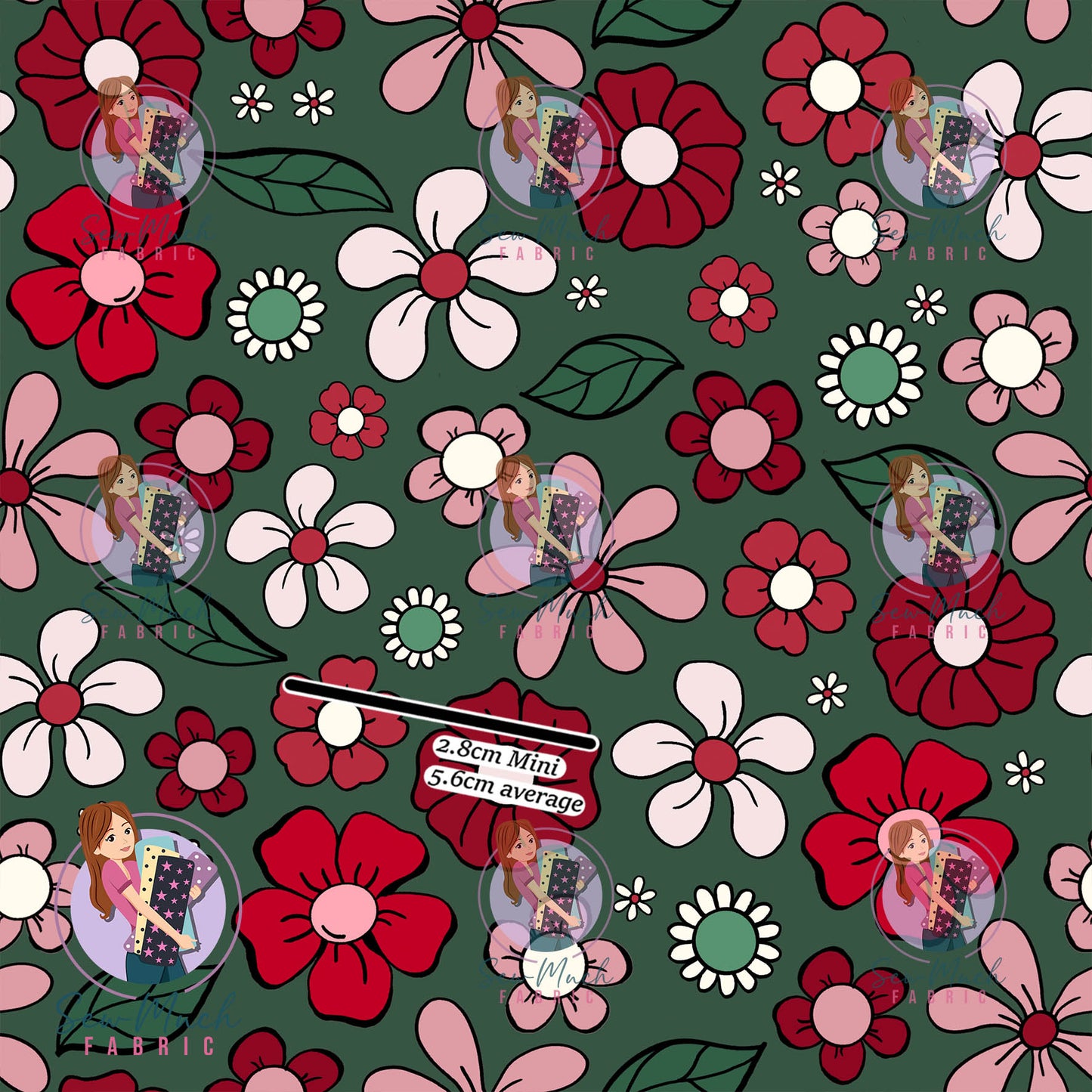 Christmas: Floral Bailey | Woven | Retail | Average Scale