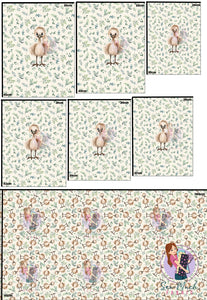 SEPTEMBER Pre-Order (2): Emu Eucalyptus 'PANEL FOR ROMPERS'