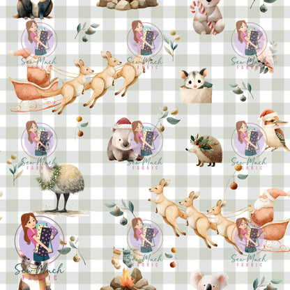 CHRISTMAS Pre-Order: Roo-dolph's Christmas Run Gingham