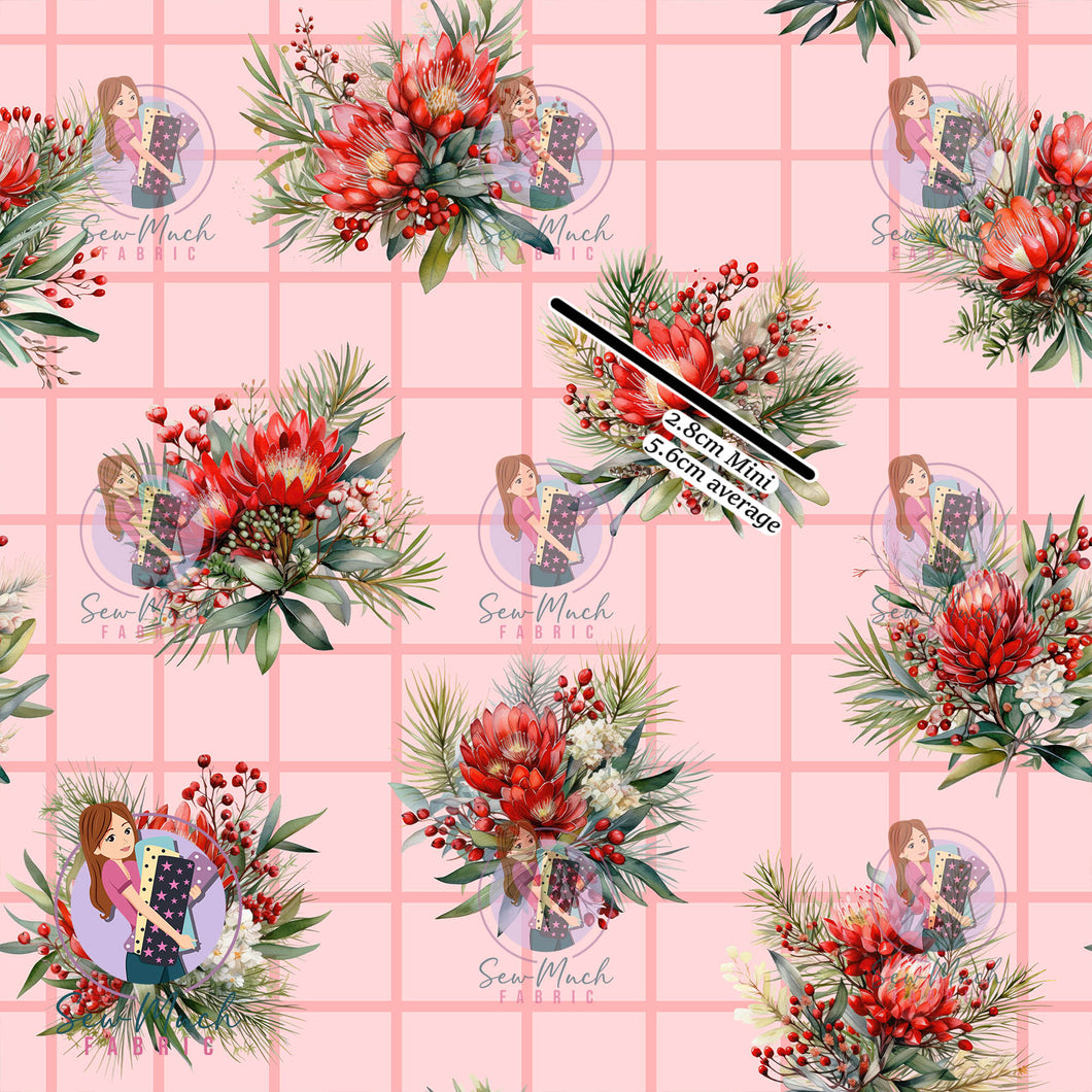 CHRISTMAS: Aussie Florals | Woven | Retail | Average Scale