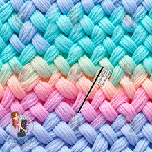 Load image into Gallery viewer, Rainbow Knitted Look | Woven | Retail | Average Scale
