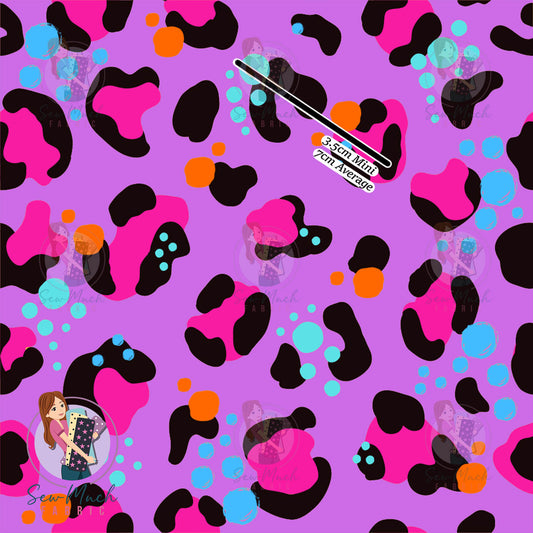 Purple Leopard | Waterproof Canvas | Retail | Average Scale
