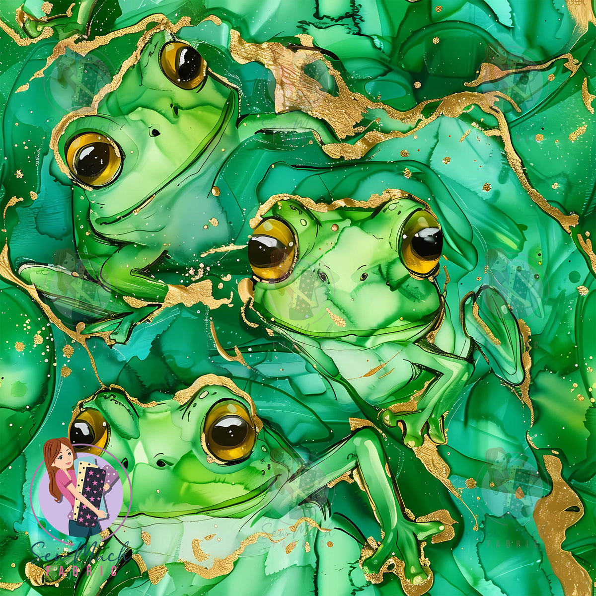 Green Frog | Woven | Retail | MINI Scale