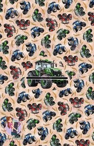Tractor Colourful | PANEL | Retail | Cotton Woven