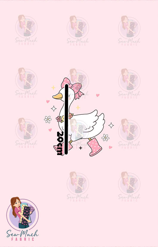 Pink Goose | PANEL | Retail | Cotton Canvas