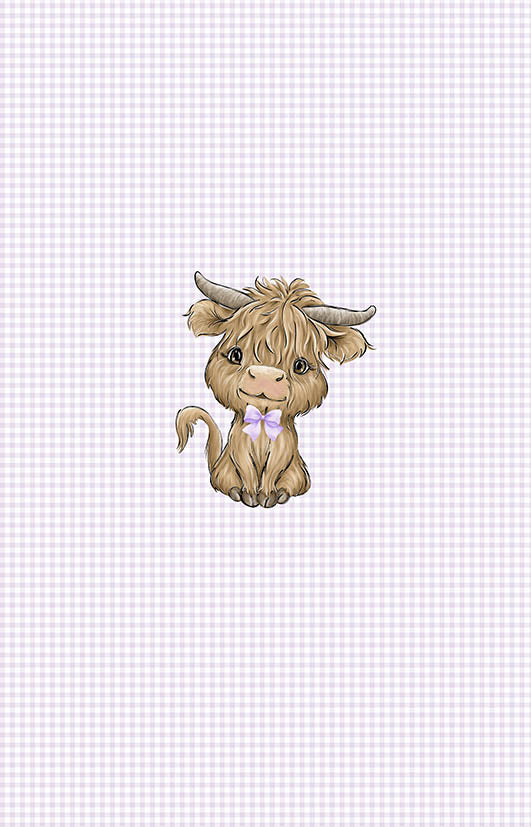 SEPTEMBER Pre-Order (2): Highland Cow Purple Bows | PANEL |