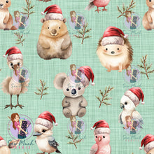 Load image into Gallery viewer, CHRISTMAS Pre-Order: Australian Animals Green
