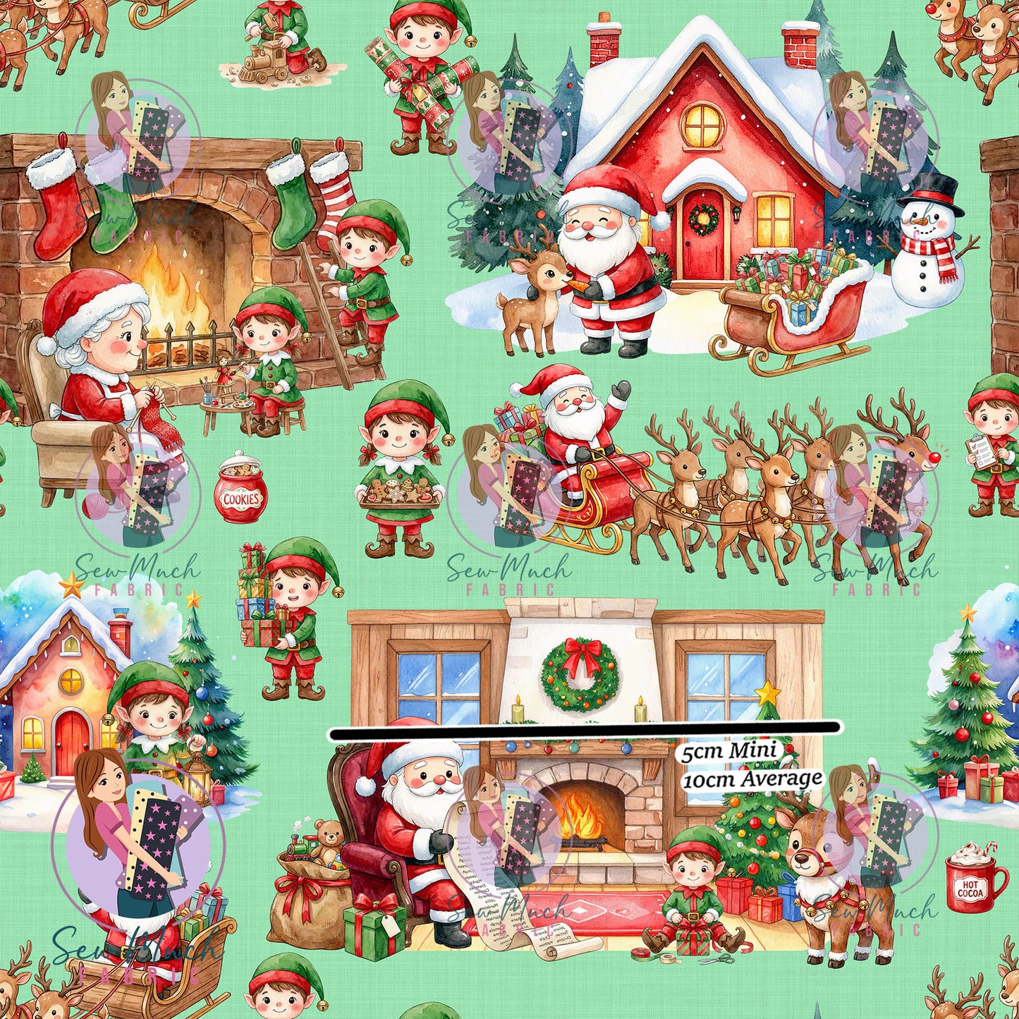 CHRISTMAS Pre-Order: Santa's Workshop Green
