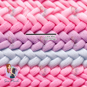Pink Knitted Look | Woven | Retail | Average Scale
