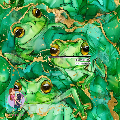 Green Frog | Woven | Retail | MINI Scale