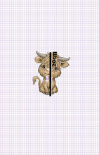 Load image into Gallery viewer, SEPTEMBER Pre-Order (2): Highland Cow Purple Bows | PANEL |
