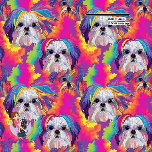 Colourful Shih Tzu | Woven | Retail | Average Scale
