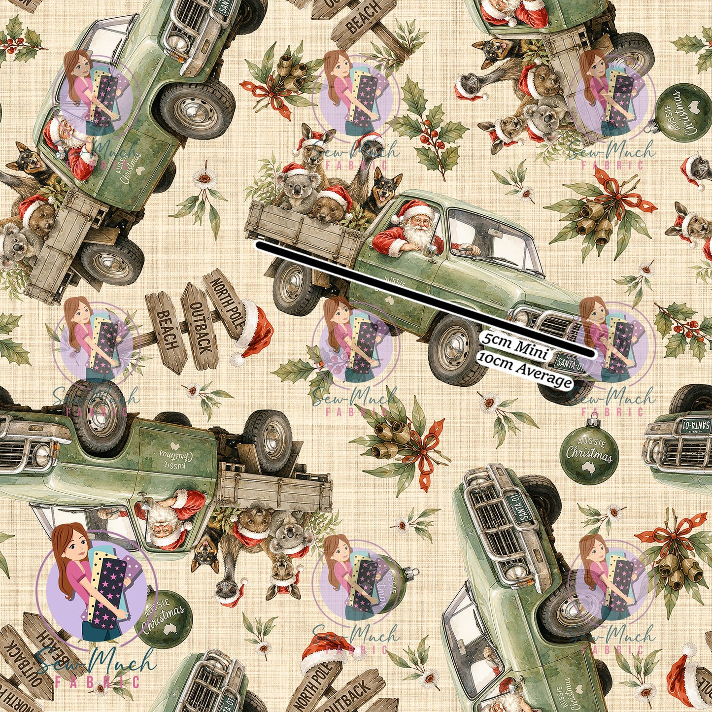 CHRISTMAS Pre-Order: Santa's Outback Delivery Beige