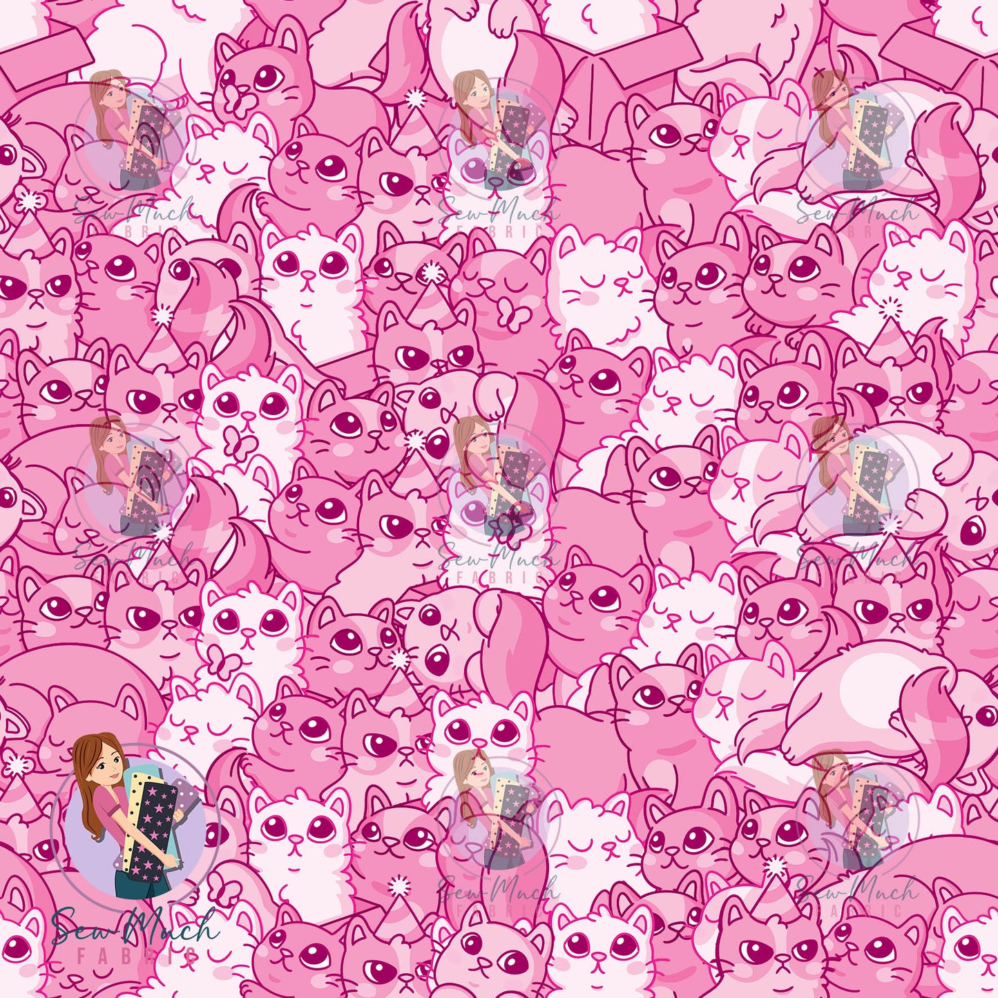 Unlimited Pre-Order: Stacked Cats (Pink)
