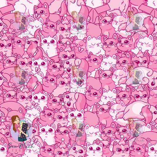 Unlimited Pre-Order: Stacked Cats (Pink)