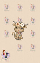 Load image into Gallery viewer, AUGUST Pre-Order (1): Highland Floral Autumn &#39;PANEL&#39;
