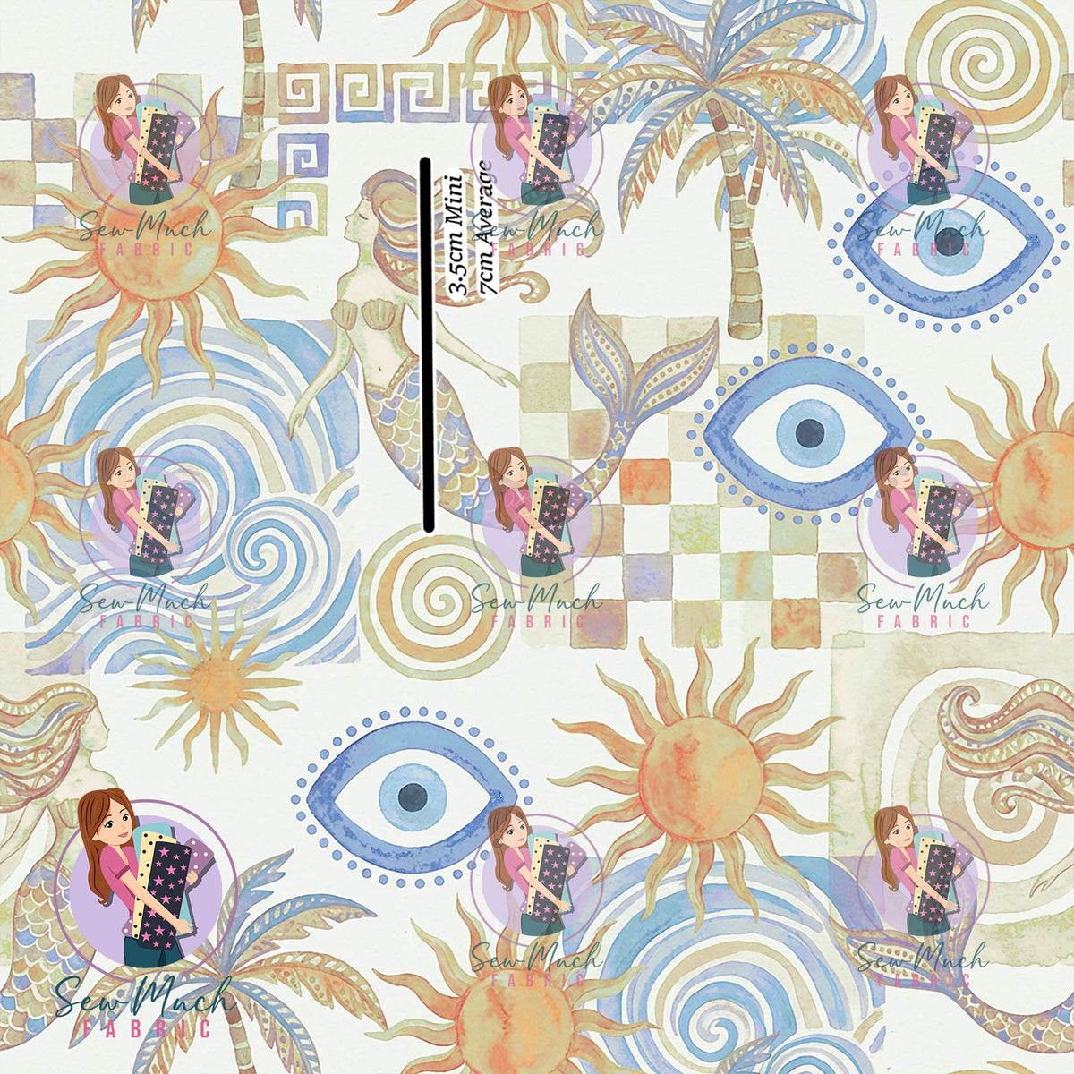 Mermaid Sunshine | Woven | Retail | Average Scale