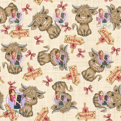 CHRISTMAS Pre-Order: Highland Cow Christmas