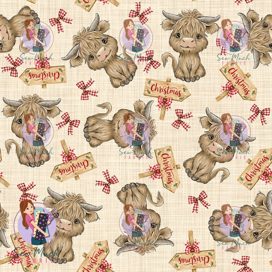 CHRISTMAS Pre-Order: Highland Cow Christmas