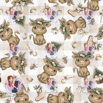 CHRISTMAS Pre-Order: Highland Cow Beige