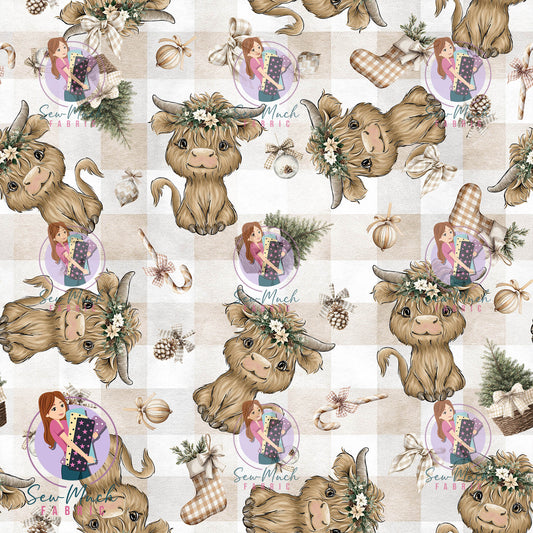 CHRISTMAS Pre-Order: Highland Cow Beige
