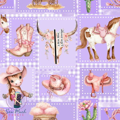 Unlimited Pre-Order: Western Patchwork Purple