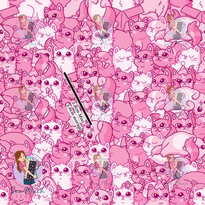 Unlimited Pre-Order: Stacked Cats (Pink)
